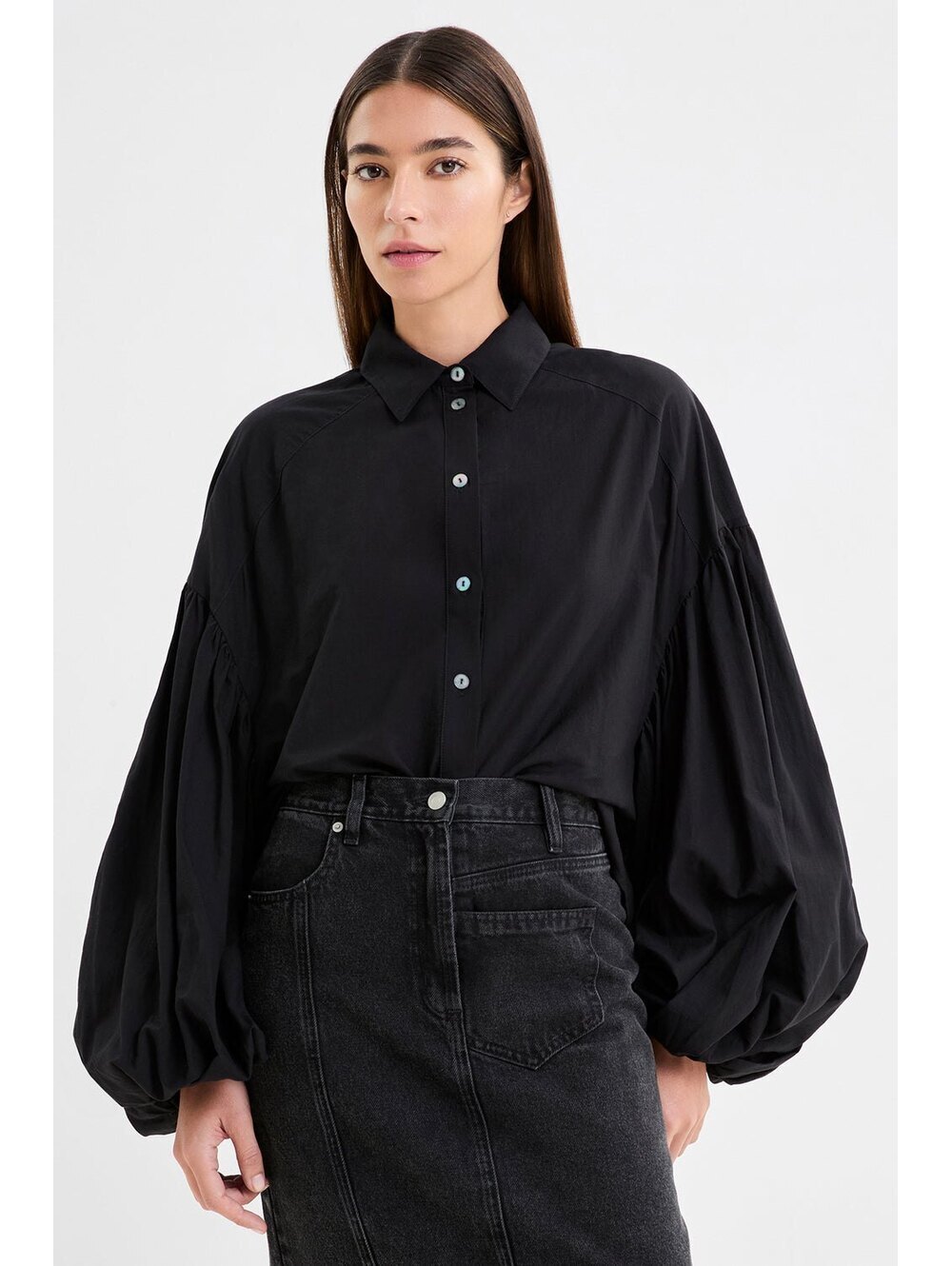 MARCELLA Long Sleeve Blouse Size Medium